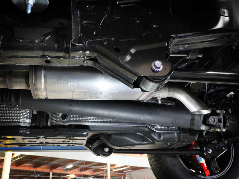 aFe 2024 Toyota Tacoma L4-2.4L ROCK BASHER 2.5in 409 Stainless Steel Cat-Back Exhaust System - Image 3