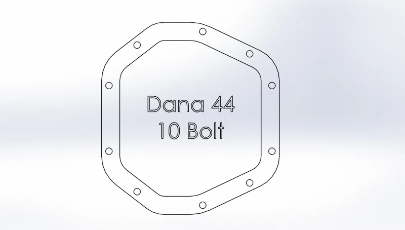 aFe Diff Cover 97-18 Jeep Wrangler (TJ/JK) ONLY Dana 44 Axle Front or Rear (Pro Series) - Image 5