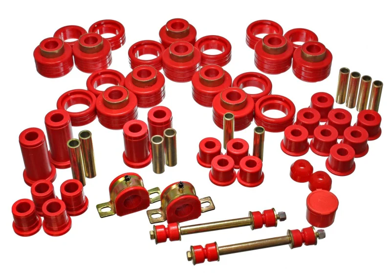 Energy Suspension 95-97 Chevy Tahoe / GMC Denali 4WD Red Hyper-flex Master Bushing Set - Image 3