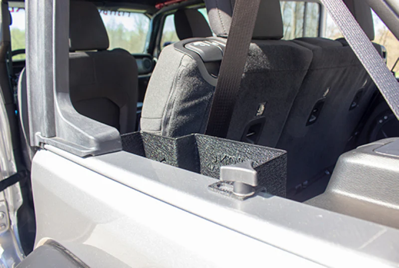 Fishbone Offroad 2018+ Jeep JLU Wrangler JL 4 Door Wheel Well Storage Bins - Image 3