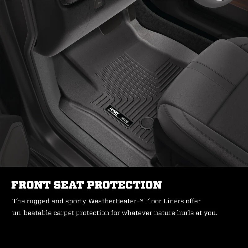 Husky Liners 05-23 Ford Econoline WeatherBeater Black Floor Liners - Image 16