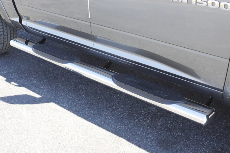 Lund 10-17 Dodge Ram 2500 Crew Cab 6in. Oval Straight SS Nerf Bars - Polished - Image 10