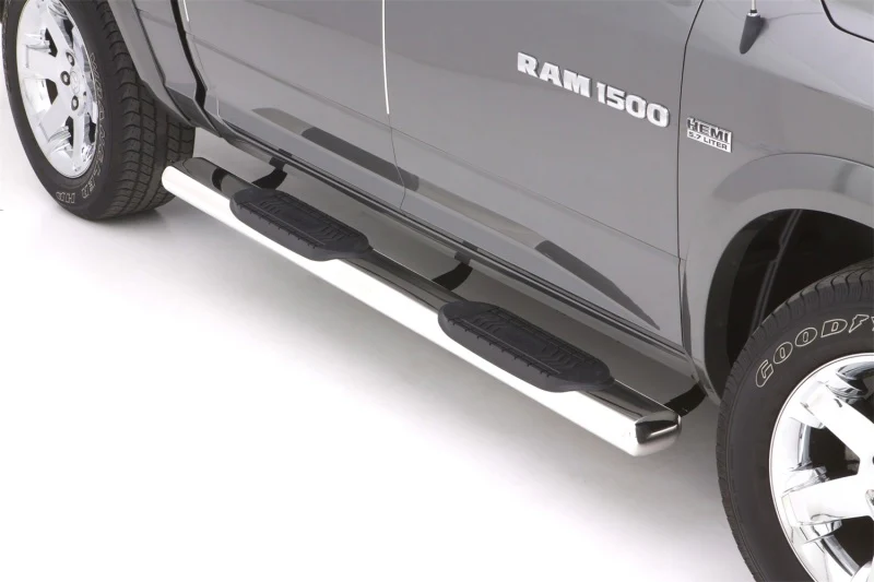 Lund 10-17 Dodge Ram 2500 Crew Cab 6in. Oval Straight SS Nerf Bars - Polished - Image 7