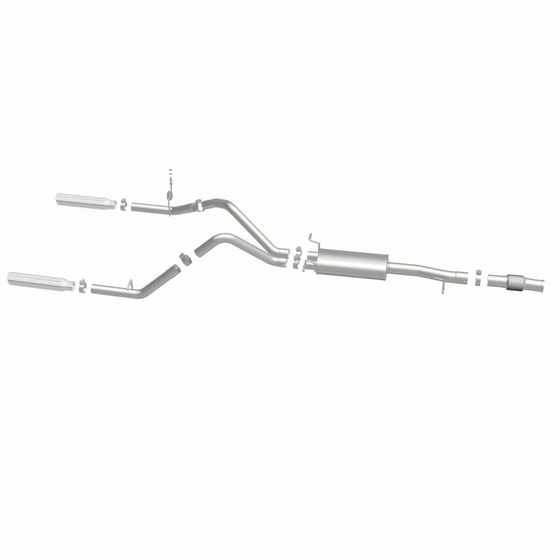 Magnaflow 14 Chev Silverado V8 5.3L SC Cab Dual Split Rear Exit SS Cat Back Perf Exhaust - Image 15