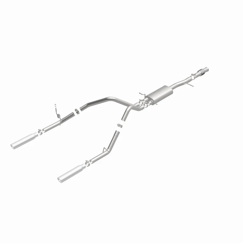 Magnaflow 14 Chev Silverado V8 5.3L SC Cab Dual Split Rear Exit SS Cat Back Perf Exhaust - Image 21