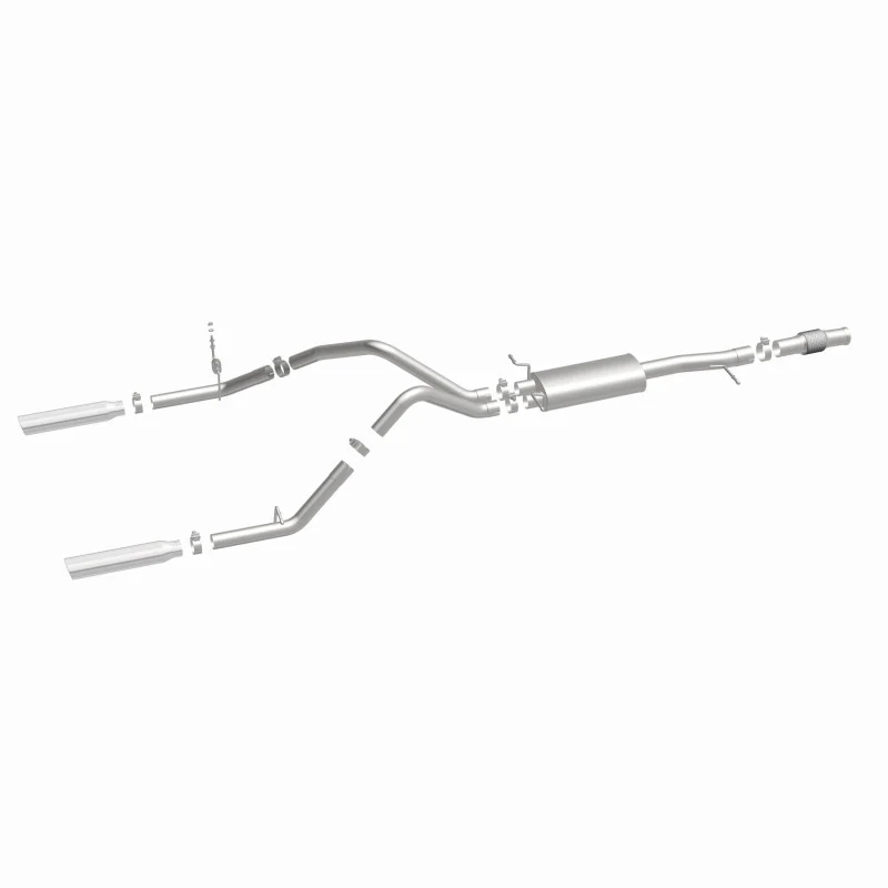 Magnaflow 14 Chev Silverado V8 5.3L SC Cab Dual Split Rear Exit SS Cat Back Perf Exhaust - Image 28