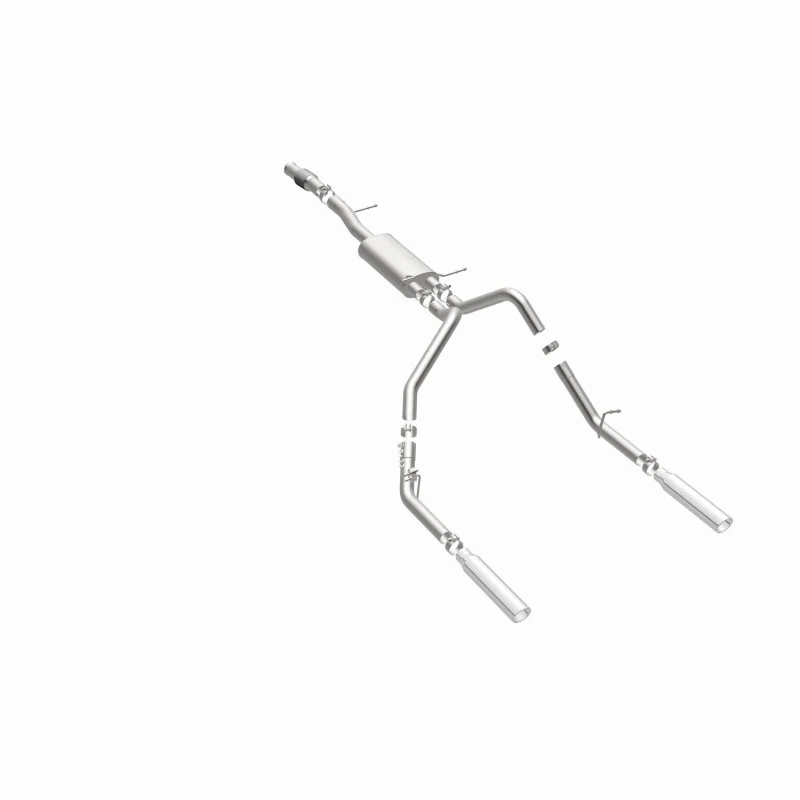 Magnaflow 14 Chev Silverado V8 5.3L SC Cab Dual Split Rear Exit SS Cat Back Perf Exhaust - Image 29
