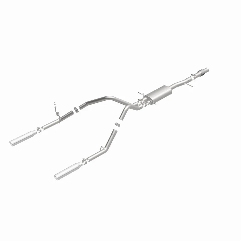 Magnaflow 14 Chev Silverado V8 5.3L SC Cab Dual Split Rear Exit SS Cat Back Perf Exhaust - Image 30