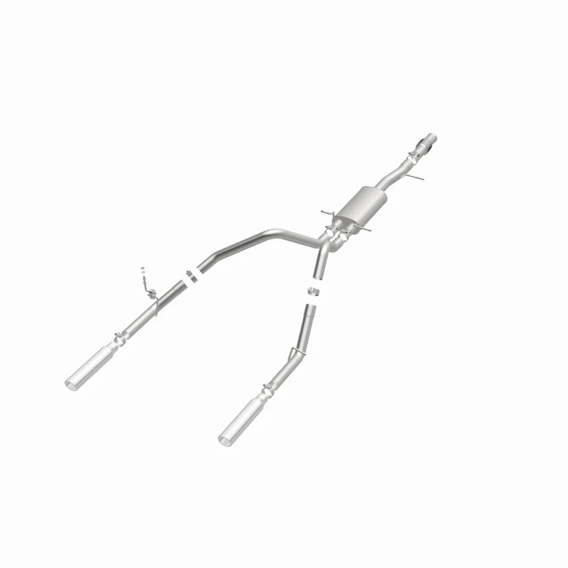 Magnaflow 14 Chev Silverado V8 5.3L SC Cab Dual Split Rear Exit SS Cat Back Perf Exhaust - Image 33