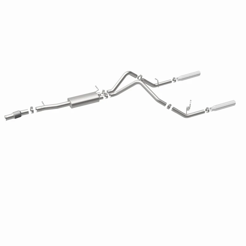 Magnaflow 14 Chev Silverado V8 5.3L SC Cab Dual Split Rear Exit SS Cat Back Perf Exhaust - Image 34