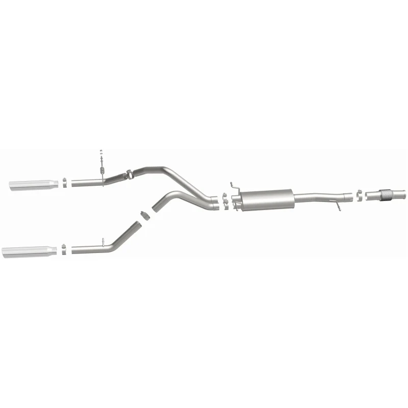 Magnaflow 14 Chev Silverado V8 5.3L SC Cab Dual Split Rear Exit SS Cat Back Perf Exhaust - Image 7