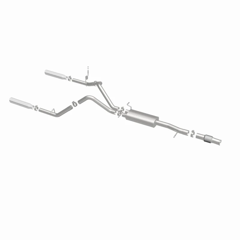 Magnaflow 14 Chev Silverado V8 5.3L SC Cab Dual Split Rear Exit SS Cat Back Perf Exhaust - Image 9