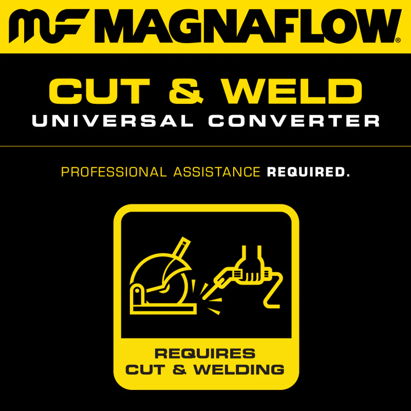 Magnaflow Conv Univ 2.25in Angled Inlet Front CA - Image 28