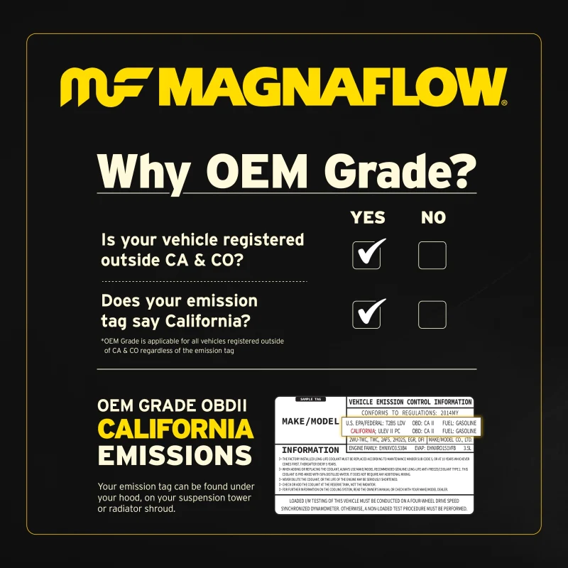 MagnaFlow Conv Univ 2 Dual O2 Boss - Image 11