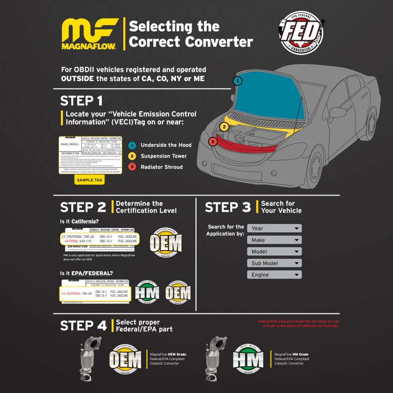 MagnaFlow Conv Univ 2 Dual O2 Boss - Image 12