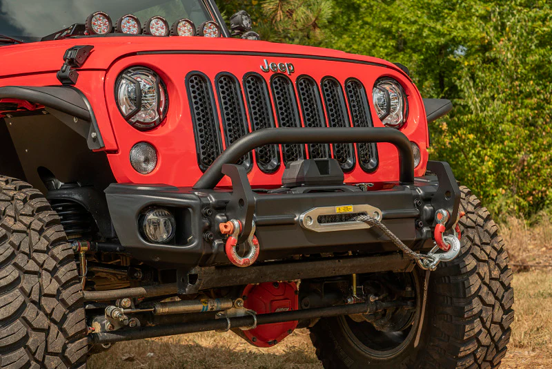 Rugged Ridge Arcus Front Bumper Set W/ Overrider 2018 Jeep Wrangler JK - Image 7