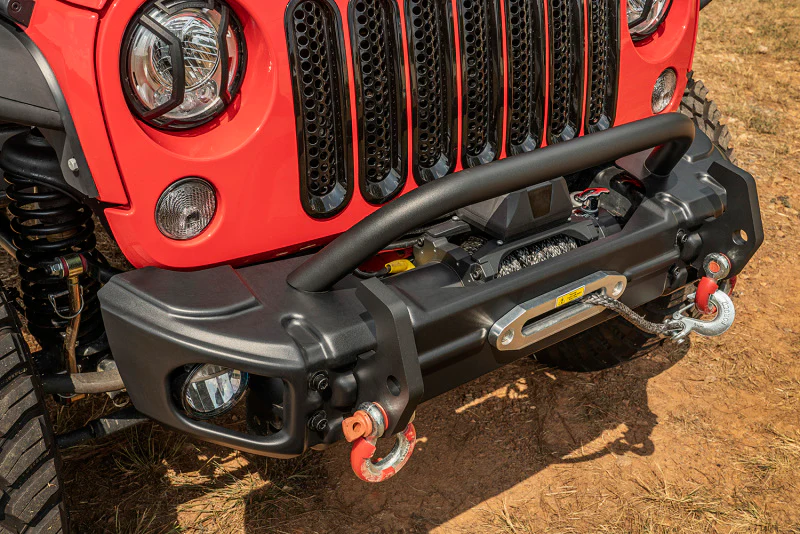 Rugged Ridge Arcus Front Bumper Set W/ Overrider 2018 Jeep Wrangler JK - Image 8