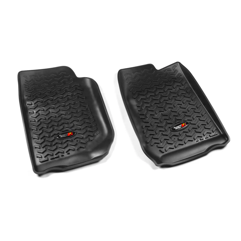 Rugged Ridge Floor Liner Front Black 2007-2018 Jeep Wrangler Unlimited JK 4 Dr - Image 3
