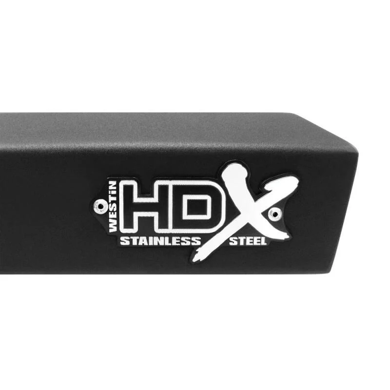 Westin/HDX Stainless 15-18 Ford F-150 SC/17-18 F-250/F-350 CC Drop Nerf Step Bars - Textured Black - Image 6